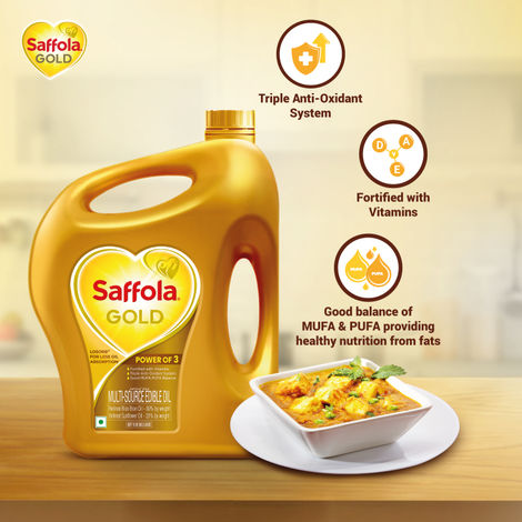 Saffola Gold Oil Power of 3