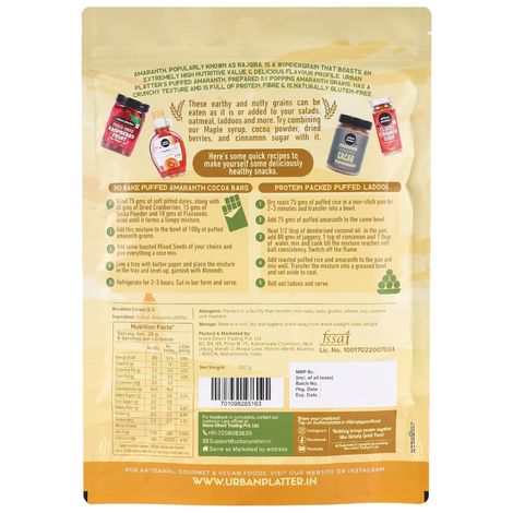 Urban Platter Puffed Amaranth