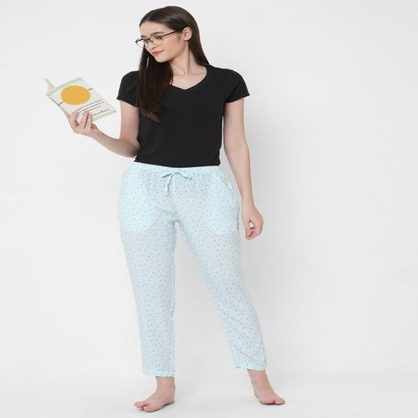 Urban Scottish Women s USWPJ510 Striped Lounge Pyjama Pants | Blue - M