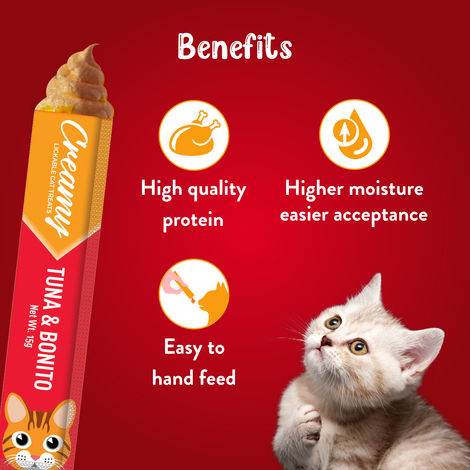 Drools Creamy Lickable Cat Treat - Tuna & Bonito