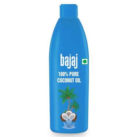 Bajaj 100% Pure Coconut Oil | Made with Premium Grade 1 Quality Coconuts