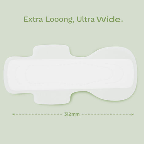 Pee Safe Ultra Thin Rash Free Sanitary Pads - | With Paper Disposal Covers | XXL | 12 pcs