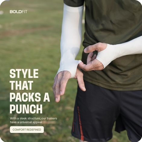 Boldfit UV Protection Arm Sleeves | Comfortable Hand Sleeves for Men & Women