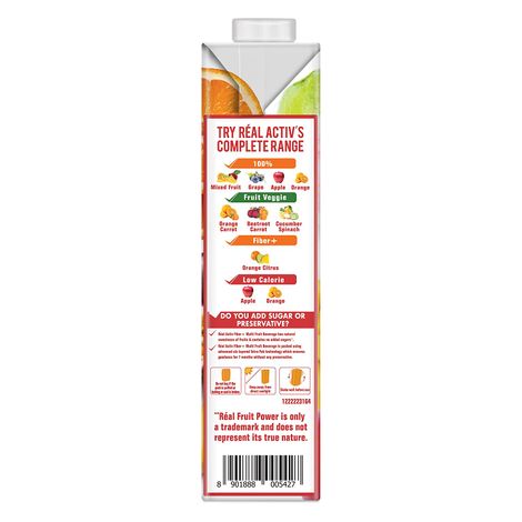 Real Fiber + Mixed Fruit Mixed Juice