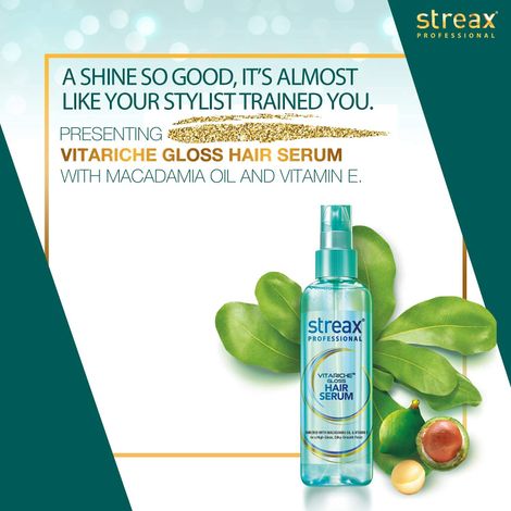 Streax Professional Vitariche Gloss Hair Serum