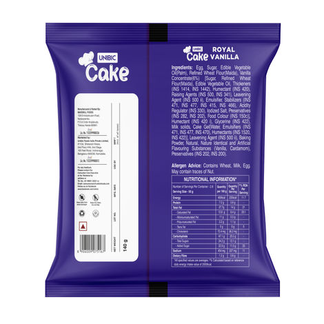 UNIBIC Cake- Royal Vanilla