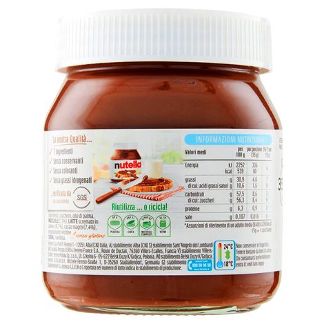 Nutella Hazelnut Spread