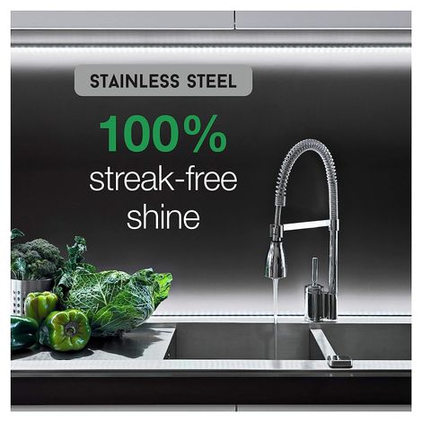 Cif Perfect Finish Stainless Steel Kitchen Cleaning Spray | Streak-Free Shine