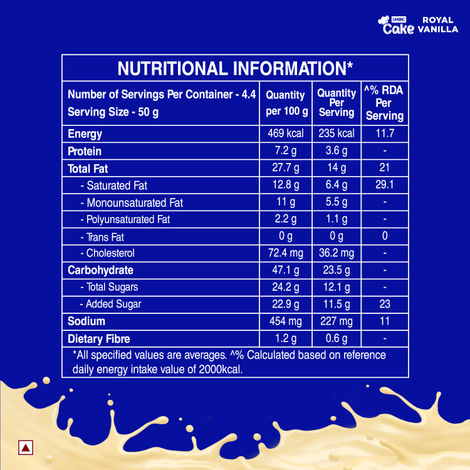 UNIBIC Cake- Royal Vanilla