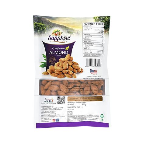 Sapphire Dry Nuts California Almond