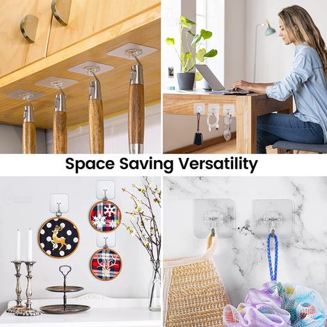 Se7en Self Adhesive Wall Hooks