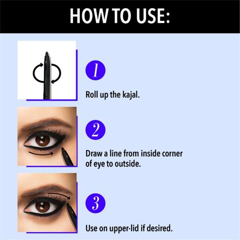 Blue heaven 24hrs Stay kajal Jet Black