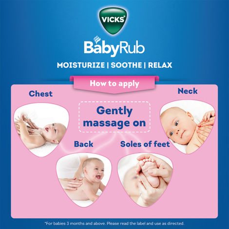 Vicks Babyrub Soothing Vapor Ointment For Babies