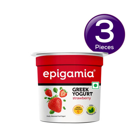 Epigamia Greek Yogurt- Strawberry Combo