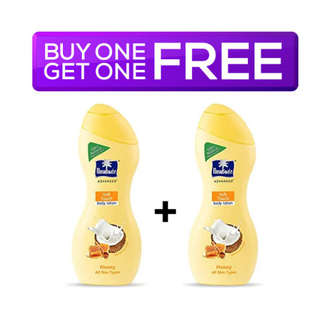 Parachute Advansed Soft Touch Body Lotion With Honey Combo