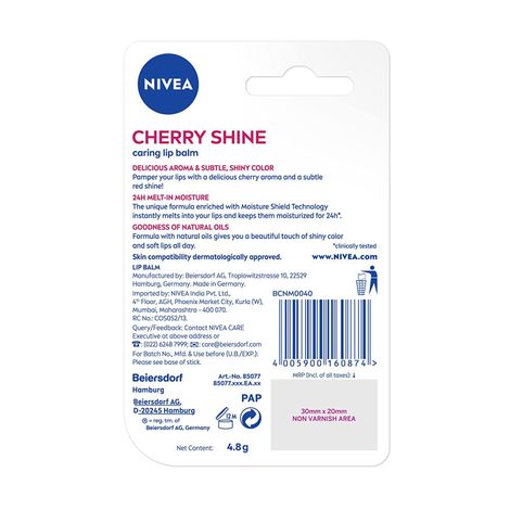 Nivea Cherry Shine Lip Balm
