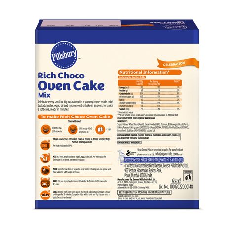 Pillsbury Oven Cake Mix - Rich Chocolate