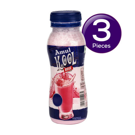 Amul Kool Rose Milk Drink Combo