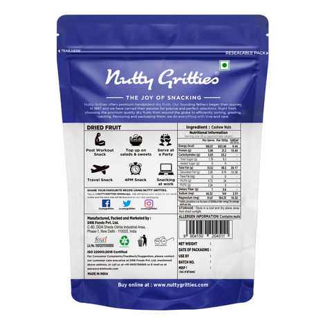 Nutty Gritties Jumbo Cashew