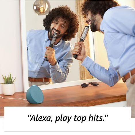 Amazon Echo Pop Smart Speaker with Alexa and Bluetooth – Purple
