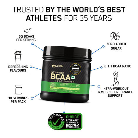Optimum Ntrition (ON) BCAA Green Apple