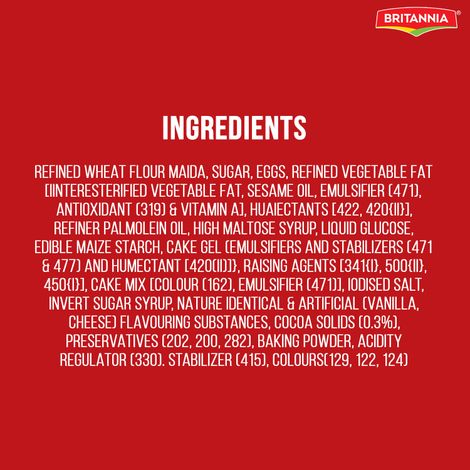 Britannia Gobbles Marble Red Velvet Cake