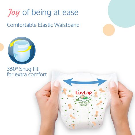 LuvLap Baby Diapers | Pant Style | L | 32 pcs