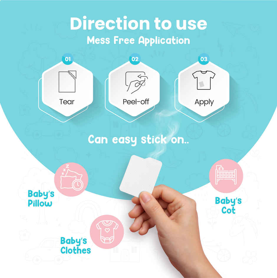 Mother Sparsh Natural Vapour Patches (Pack of 5)