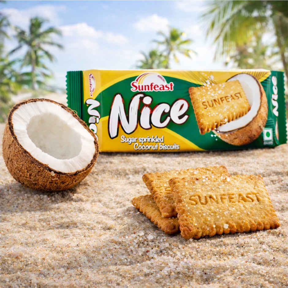 Sunfeast Nice Biscuit Coconut Flavoured Biscuits | Trans Fat-free Combo