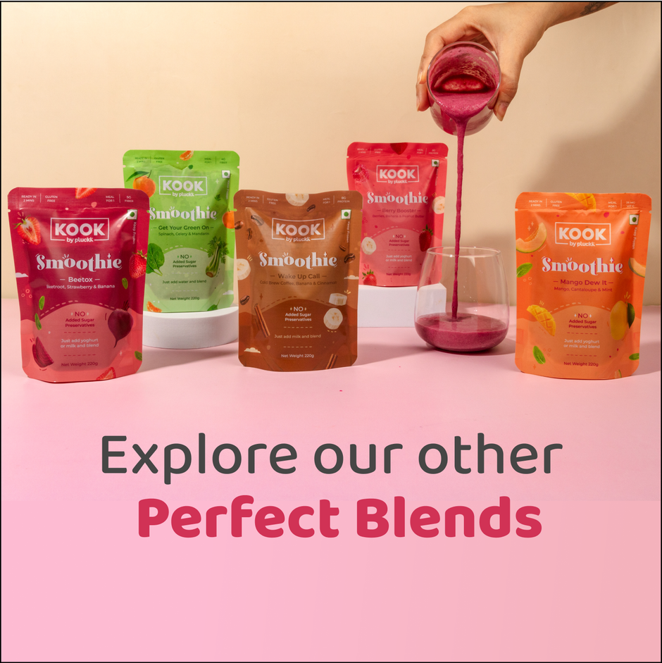 Pluckk Healthy & Lactose Free Berry Smoothie | Serves 1