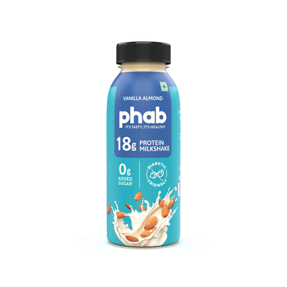 Phab Vanilla & Almond Milkshake 18g Protein Milkshake