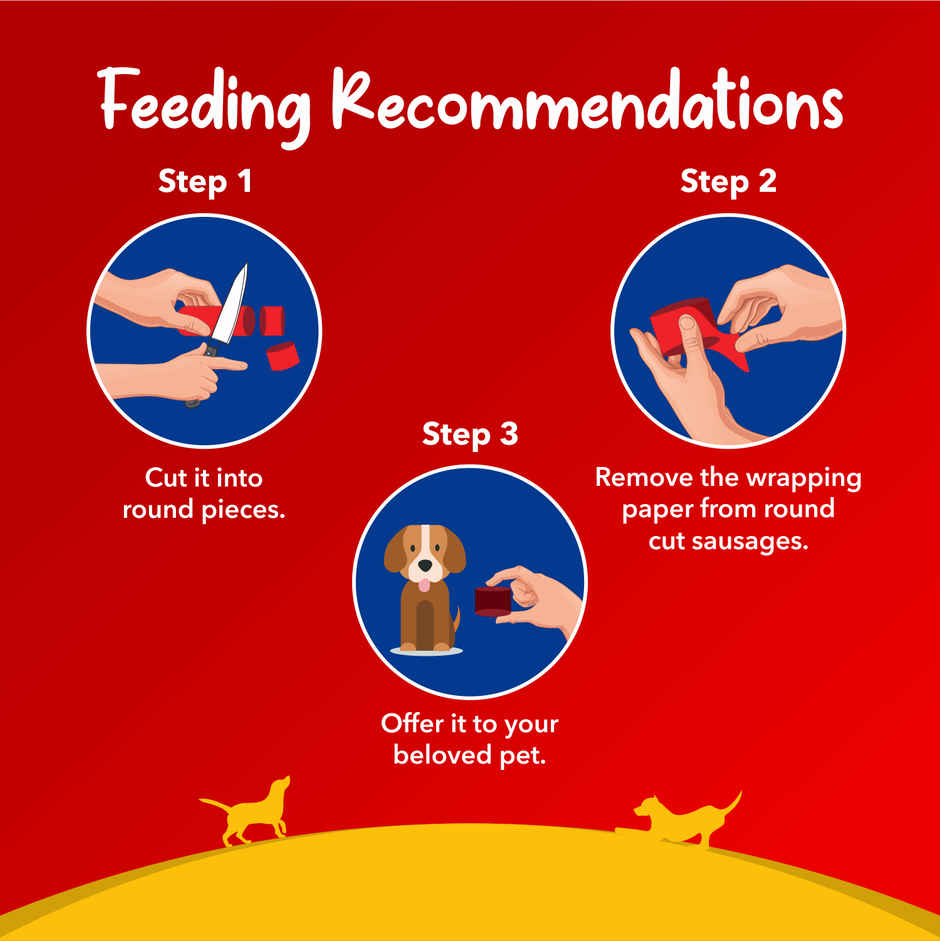 Drools 100% Real Chicken Sausage Treats for Dogs