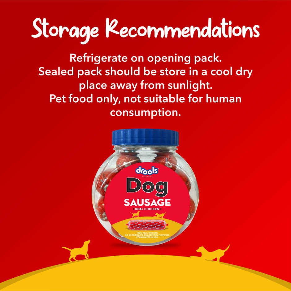 Drools 100% Real Chicken Sausage Treats for Dogs