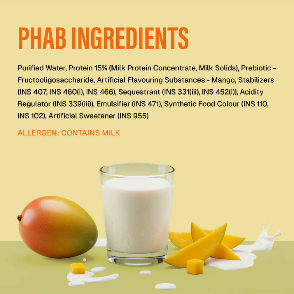 Phab Mango Magic 18g Protein Milkshake