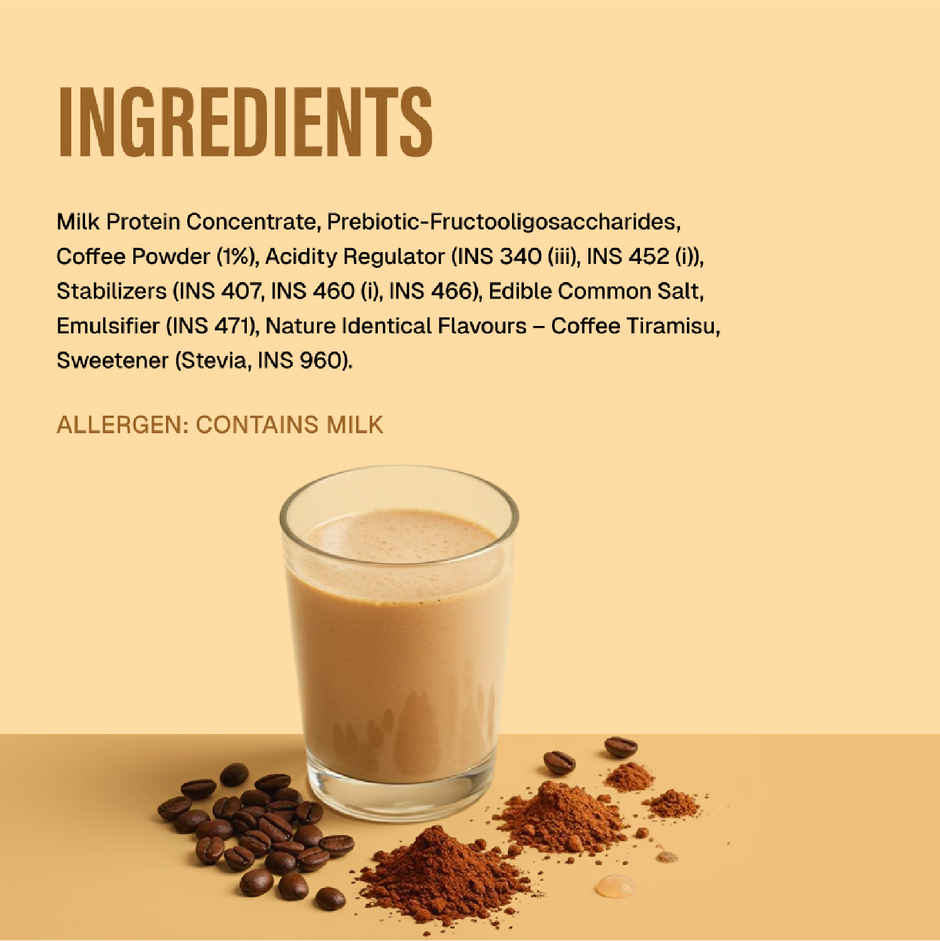 Phab Coffee Tiramisu 10g Protein Milkshake