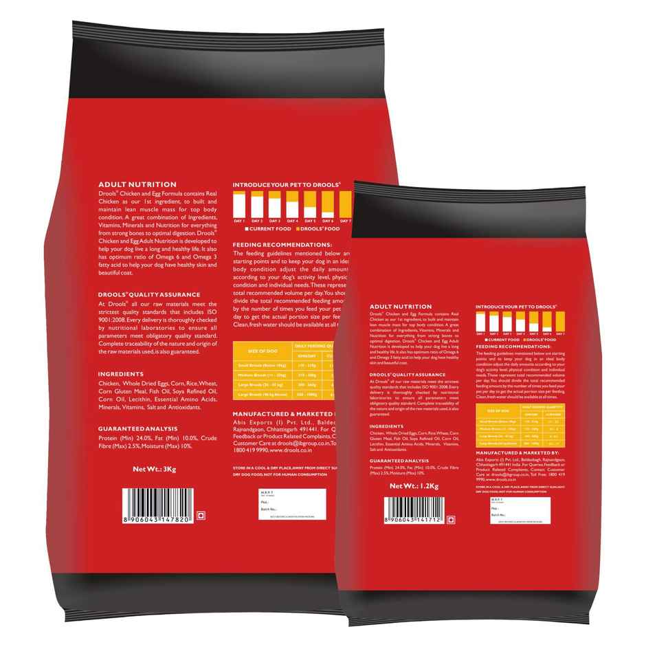 Drools Chicken and Egg Adult Dog Food