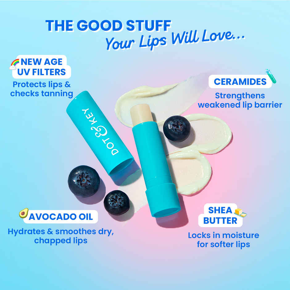 Dot & Key Barrier Repair Hydrating Lip Balm SPF 50 | Blueberry Bliss