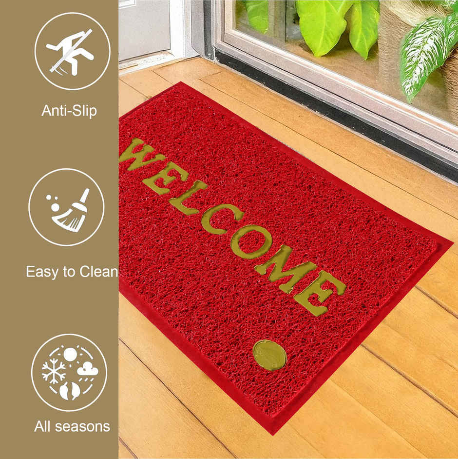 Dream Living Red Welcome Mat 40 x 60 cm | Red