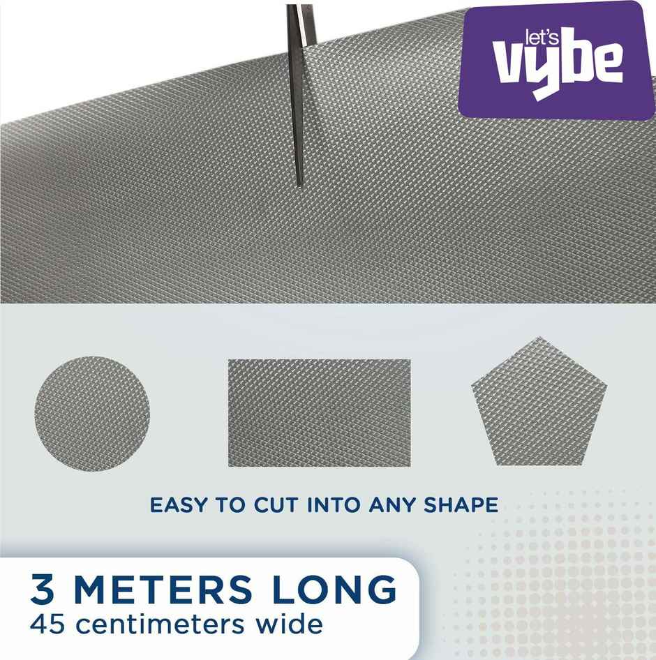 Let's Vybe Multipurpose Washable Anti Slip Mat 3 m