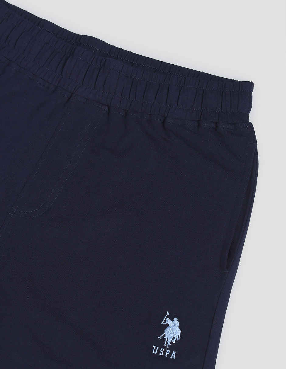 U.S. Polo Assn. Men's Cotton Stretch OELP1 Lounge Track Pants | Navy - 30