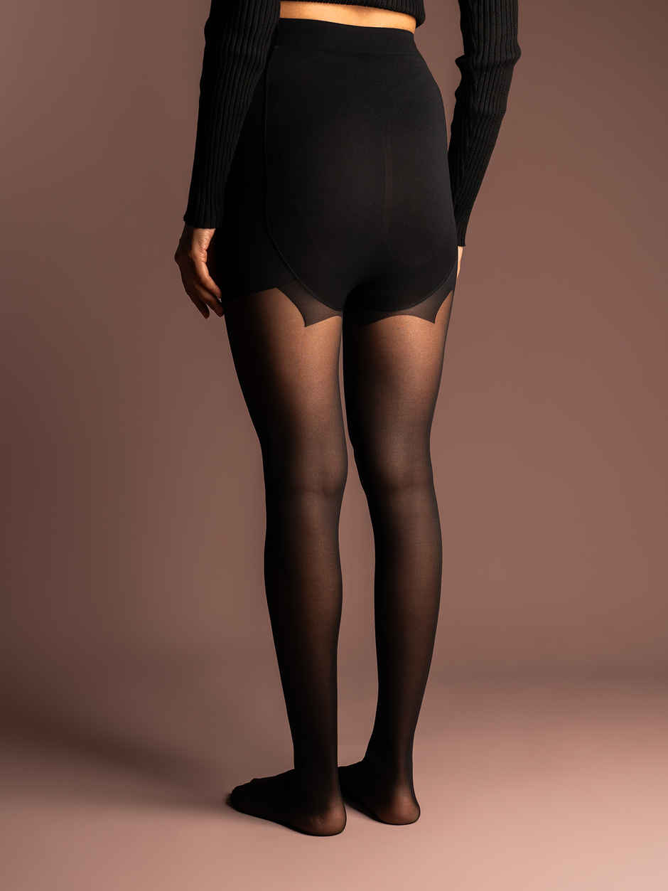 Theater Women Sheer Black Stockings S - XXL (24 - 44 In)
