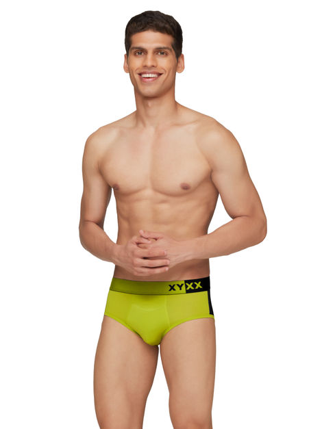 XYXX Dualist IntelliSoft Micro Modal Solid Brief | Men's Innerwear | Pack of 2 | Multicolored- S