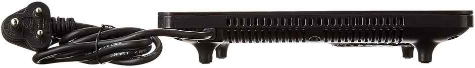 Usha Induction Cooktop -2000W Touch Panel, Pan Sensor, 8 Pre-Set Menu, 8-Stage Power Setting, Black