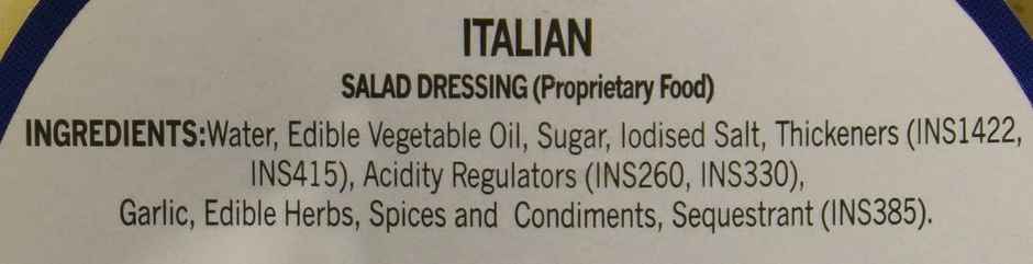 Cremica Italian Salad Dressing