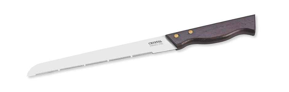 Crystal 11-Inch Bread Knife Cl207 (Alloy Steel Silver)