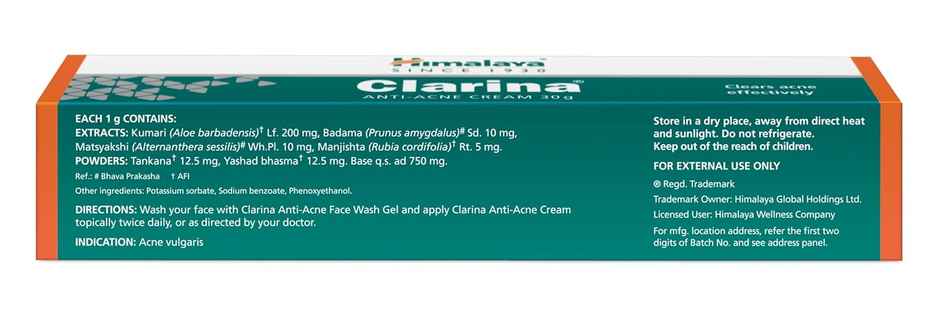 Himalaya Clarina Anti Acne Cream