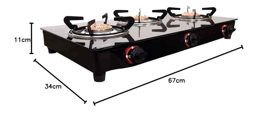 Butterfly Smart 3B Glass Top Stove