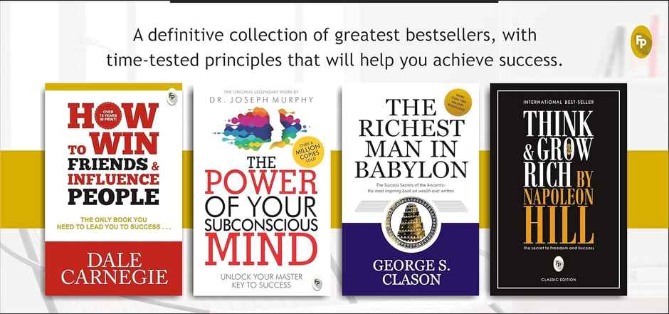 World's Greatest Books For Personal Growth & Wealth - Set Of 4 Books
