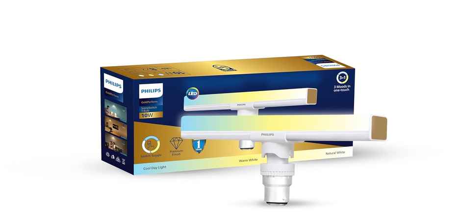 Philips Led TBulb 10W Scene Switch Gs | B22 Base Holder