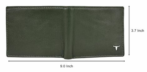 Urban Forest Men's George Leather Wallet | Green